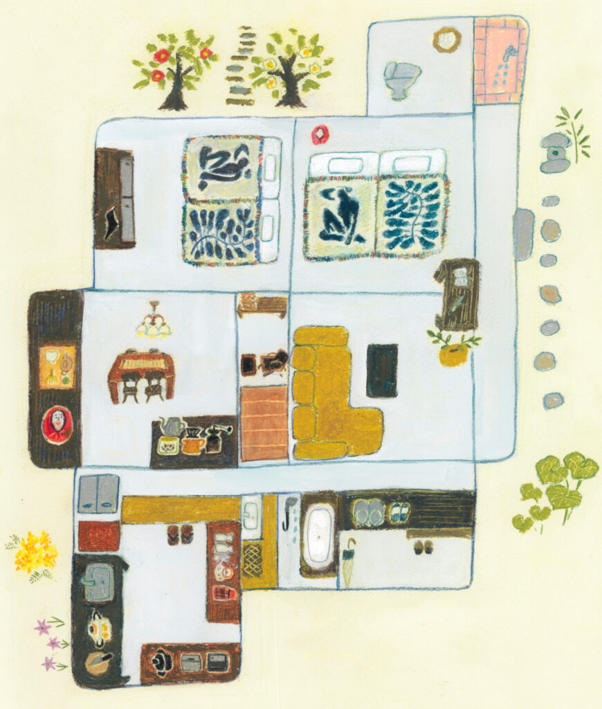門後藤の間取り図